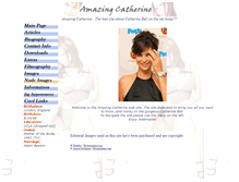 Tablet Screenshot of amazingcatherine.com